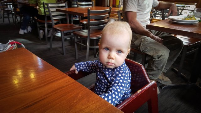 Sonja at the brewpub